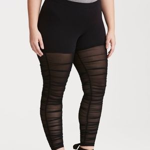 Torrid Sheer Panel Leggings